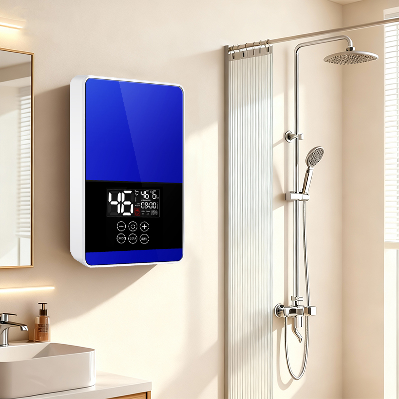 Custom 110v/220v Instant Electric Water Heater for Small Kitchen Wall-Mounted Tankless Geyser for Household Use-Wholesale