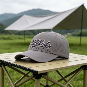 Gorras de Béisbol Ajustables de 6 Paneles de Algodón Puro de Fábrica, Bordado a Mano, Modernas, Unisex, con Logotipo Personalizado, Gorras Deportivas con Cierre a Presión - Product Image 3