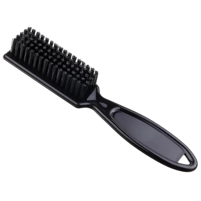 Low Price& MOQ Men's Plastic Black Beard Brush with Handle