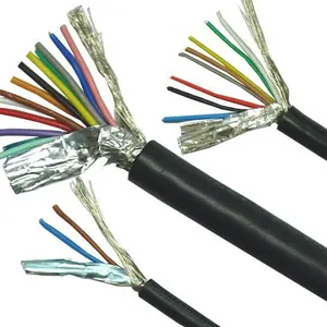 Ul20549 10coresx22awg Multi-Cores Vertind Koperen Afgeschermde Pur-Mantel Hoge Flexibele Stuurkabel