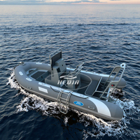 CE 17ft DL520 Luxe Patrouille Gonflable Nervure Bateau En Aluminium Coque Hypalon Nervuré Tube Gonflable Botte Nervure Tube Remplacement