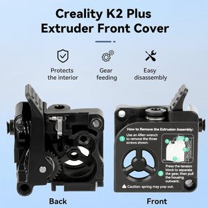 Creality K2 Plus ฝาครอบด้านหน้าเครื่องอัดรีดของแท้ชุดอุปกรณ์เสริมเครื่องพิมพ์3D พร้อมรองรับการขึ้นรูปไส้หลอด1.75มม. - Product Image 4