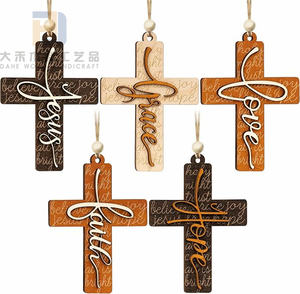 5 Piezas <span class=keywords><strong>de</strong></span> <span class=keywords><strong>Cruz</strong></span> <span class=keywords><strong>de</strong></span> Madera Religiosa, <span class=keywords><strong>Cruz</strong></span> <span class=keywords><strong>de</strong></span> Madera Vintage, Artesanía <span class=keywords><strong>de</strong></span> Natividad para Decoración <span class=keywords><strong>de</strong></span> Pared Navideña, Regalos Cristianos - Product Image 1