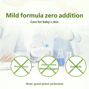 Detersivo per Bucato Ecologico per <span class=keywords><strong>Neonati</strong></span>, Formula Delicata a Base Vegetale, Fragranza Fruttata, Senza Agenti Fluorescenti 2026 - Product Image 4