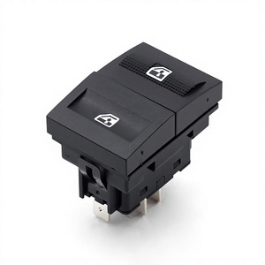 Interruptores de Elevador de Ventanas de Plástico Nuevos 377959855B y 377959855C para Automóviles Volkswagen Golf, Fabricación Directa - Product Image 1