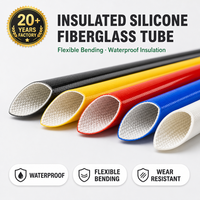 Gaine tressée en fibre de verre enduite de silicone pour l'isolation des câbles haute température et la protection des câblages industriels