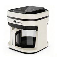 Anbolife - Freidora de Aire Compacta de Vidrio de 3.5L, Libre de PFAS, con Protección Contra Sobrecalentamiento, Interruptor de Seguridad y Sistema de Circulación Rápida de Aire