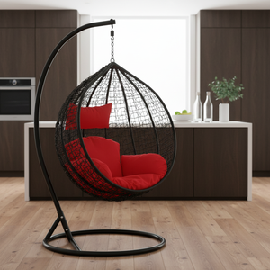 <span class=keywords><strong>Fauteuil</strong></span> <span class=keywords><strong>suspendu</strong></span> en rotin pour salon, chaise œuf pour adulte, chaise suspendue balançoire en gros - Product Image 2