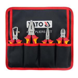 Yato 4-Piece Pliers Set Insulated 1000V Industrial Grade Chromium Vanadium Steel <b>Tools</b> - Product Image 1