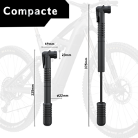 Pompe à vélo portable Baimei - Outil manuel pour le cyclisme