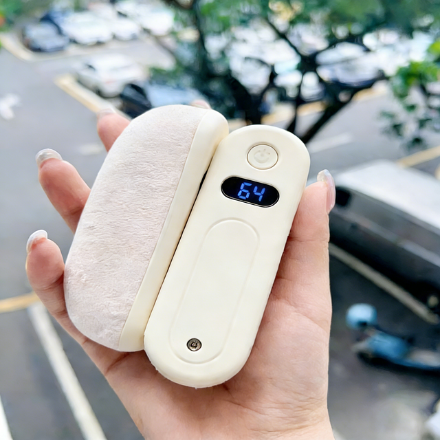 Plush Magnetic USB Rechargeable Hand Warmer Dual-sided Heating Detachable Handheld 2 in 1 Mini Portable Explosion-proof