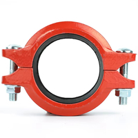 WFHSH industrie des tuyaux 2-1/2 "accouplements de tuyaux de lutte contre l'incendie accouplements flexibles raccords de tuyauterie en fonte ductile