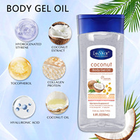Gel corporel hydratant, éclaircissant, exfoliant et adoucissant à l'huile d'argan bio et à la vitamine C, 200 ml, VE Carotte.