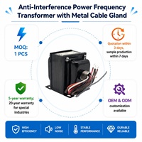 Transformateur d'isolement monophasé EI76 encapsulé, étanche et stable, pour contrôle industriel