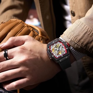 Reloj Automático de Lujo para Hombre, Modelo 3832, de Moda, con Carátula Cuadrada y Cristal, Marca ONOLA, Envío Directo - Product Image 5