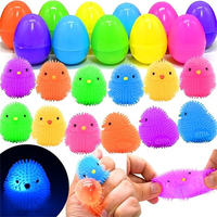 Vente flash : Canards en caoutchouc miniatures lumineux à LED clignotants pour fête néon, cadeaux de fête lumineux, décorations de Pâques