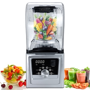 Robot culinaire puissant à faible bruit avec couvercle, mélangeur insonorisé, mélangeur alimentaire humide et sec, puissant mélangeur commercial - Product Image 1