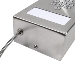 Téléphone mural filaire durable <span class=keywords><strong>compatible</strong></span> <span class=keywords><strong>VoIP</strong></span> pour usage public et sécurisé en milieu professionnel - Product Image 5