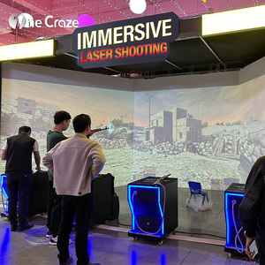 Machine <span class=keywords><strong>de</strong></span> tir immersive pour aire <span class=keywords><strong>de</strong></span> jeux intérieure, projecteur d'affichage holographique pour entraînement au tir, <span class=keywords><strong>jeu</strong></span> d'arcade <span class=keywords><strong>de</strong></span> tir au laser à air comprimé - Product Image 1
