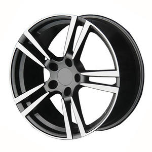 Rines Negros Brillantes de 20 Pulgadas con Diseño Multirradio 5x120 <span class=keywords><strong>para</strong></span> Porsche, BMW M3, M4, M5, M6, Mercedes AMG CLA, C63, E63, Audi R8, RS6, RS7, SUV, Ruedas Fundidas - Product Image 2