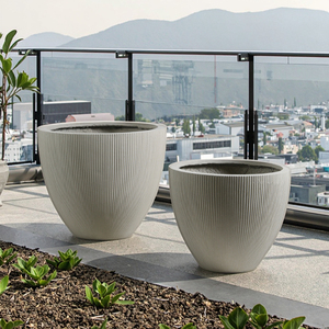 Pots de fleurs géants en béton élégants jardinières vivantes intérieures et extérieures pour la décoration de jardin utilisation quotidienne de <span class=keywords><strong>pot</strong></span> de bonsaï <span class=keywords><strong>suspendu</strong></span> au sol - Product Image 3