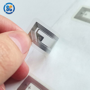 Contoh gratis 13.56MHz <span class=keywords><strong>NFC</strong></span> UHF stiker RFID/Label/<span class=keywords><strong>Tag</strong></span> Logo kustom hitam PVC Smart <span class=keywords><strong>Tag</strong></span> Mini fitur basah Inlay untuk perangkat <span class=keywords><strong>Android</strong></span> - Product Image 3