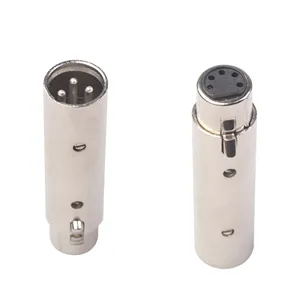 High Quality and Cheap 3 Pin Male to 5 Pin Female XLR Adapter XLR Plug XLR Connector