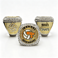 Meistverkaufter Hochwertiger Designer-Sportring mit Prägung, Individueller Meisterschafts-Baseballring