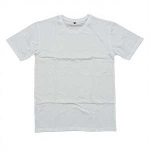 US Size Recycled Cotton Knitted <b>T</b>-<b>shirt</b> Eco-friendly Regular Fit Blank <b>White</b> 140g Light Weight Wholesale Breathable Short Sleeve - Product Image 4