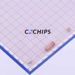 Résistance traversante MO5WS-10K 5%-9T73, composant traversant (THT), D6xL17mm, film d'oxyde métallique, 10kOhm, 5%, 500V - Product Image 1