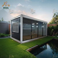 Maison conteneur modulaire préfabriquée portable à deux étages avec auvent, 20 et 40 pieds, pour bureau et habitation
