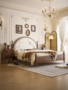 Chinesische Art 1,8 m Doppel Haupt schlafzimmer Soft Back Bett 2025 Massivholz bett - Product Image 4
