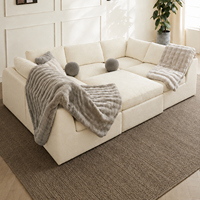 Canapé modulaire sectionnel pour salon, meubles de luxe, canapé sectionnel confortable, ensemble de canapés modernes