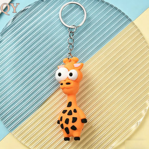 QY <b>Custom</b> Logo PVC Rubber Keychain 2D 3D UV Printed Soft <b>Key</b> Ring Durable Promotional Gift <b>Key</b> Holder - Product Image 4