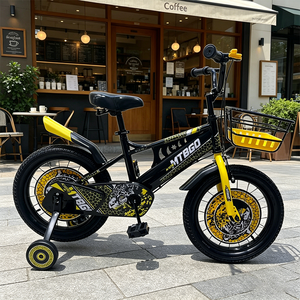 Vélos pour enfants en promotion – Bicyclettes en acier au carbone de 12 à 20 pouces pour garçons et filles de 3 à 10 ans <span class=keywords><strong>avec</strong></span> roues <span class=keywords><strong>d</strong></span>'apprentissage – Vente en gros directe usine - Product Image 6