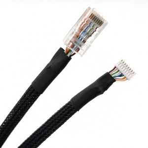 Cat 5e RJ45 네트워크 패널 마운트 암잭 - 마이크로 JST 510210800 4/8핀 GH 1.25MM 랜 점퍼 케이블 - Product Image 1