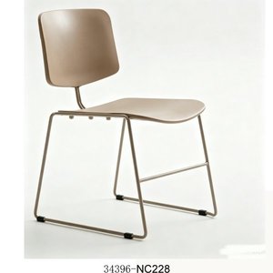 Chaise pp moderne et confortable, chaise en plastique et en acier, chaise de salon, chaise d'extérieur, chaise de salle à manger 34396-NC228 - Product Image 6