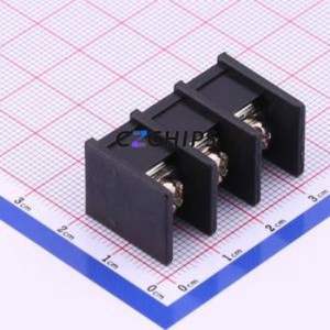 WJ55C-B-10.0-3P Barrier Terminal Block Through hole Component (THT),P=10mm Connector Two Sides 10mm 1x3P Straight Pin - Product Image 1