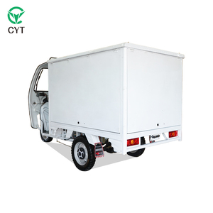 Tricycle électrique 60V tout temps, nouveau, à 3 roues, avec cabine fermée, livraison express, avec boîte de chargement fermée robuste - Product Image 5
