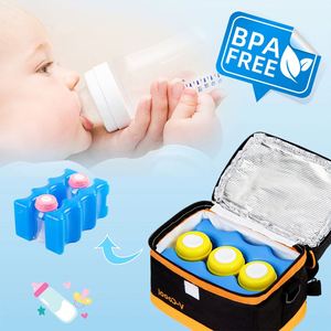 Contoured Freezer Packs Ice Brick for Breastmilk Bottle Storage <b>Lunch</b> <b>Box</b> for Breastfeeding Working - Product Image 6