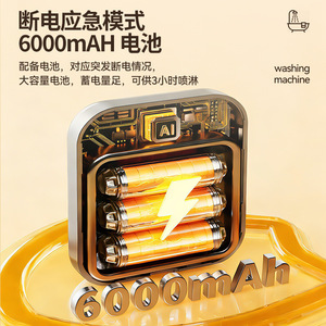 เครื่องอาบน้ำอัจฉริยะ 35 ลิตร 2800 วัตต์ พร้อมระบบทำความร้อนไฟฟ้า สำหรับผู้สูงอายุและผู้ป่วยอัมพาต พร้อมระบบควบคุมอุณหภูมิ - Product Image 4
