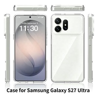 Coque de téléphone transparente pour Samsung S27 Ultra, antichoc, anti-rayures, anti-jaunissement, coques arrière