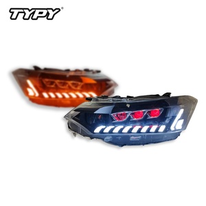 TYPY pour Toyota Vios Ensemble de phares LED personnalisés avec feux de jour Devil's Eye, direction de flux modifiée 2014-2016 - Product Image 1