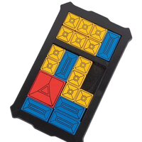 Super Slide Brain Game Desafíos de madera Rompecabezas Aprendizaje Educación Viajes Juguetes Tangram Rompecabezas Juguetes para niños