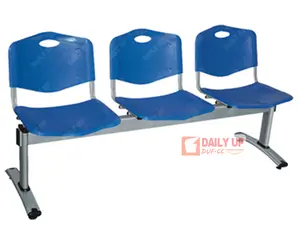 Barber Shop Waiting Chairs PP Airport Benches Lower Price Outdoor Plastic Bench Seats