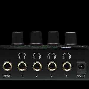 Amplificateur de casque portable à <span class=keywords><strong>4</strong></span> canaux avec mélangeur stéréo à large plage dynamique surveillant la taille compacte Réservoir comme la <span class=keywords><strong>carte</strong></span> <span class=keywords><strong>son</strong></span> de qualité - Product Image 5