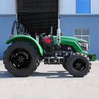 Tracteur Agricole Compact 4x4 le Plus Vendu, Mini-Ferme 4 Roues Motrices avec Pompe, Engrenages, Boîte de Vitesses et Accessoires Complets