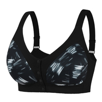 2025 femmes été soutien-gorge doux grande taille nouveau Style fermeture avant soutien-gorge push-up avec bretelles réglables sans fil respirant soutien-gorge