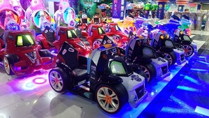 Machine de jeux vidéo de course pour enfants en fibre de verre, avec monnayeur, voiture de <span class=keywords><strong>police</strong></span> à conduire, écran LCD 17 pouces, certifiée CE, marque M SKY, pour usage intérieur - Product Image 4