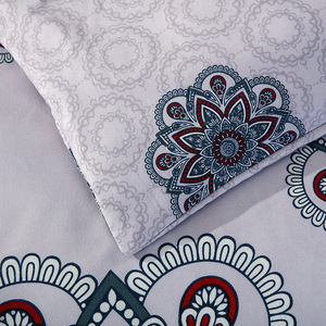 Giảm Giá Sang Trọng Hoa Polyester Thổ Nhĩ Kỳ Vua Kích Thước Chăn Tấm Ga Giường <span class=keywords><strong>Comforter</strong></span> Bộ Đồ Giường <span class=keywords><strong>Comforter</strong></span> Bộ - Product Image 4